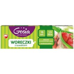 GO WORECZKI ZIPPE. 4623 ziel.1,5l/20szt
