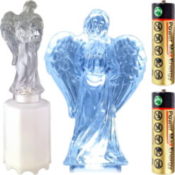 CORT.WKŁAD LED ANIOŁ Z BAT2XR6 DISPL/12 WHITE 6180