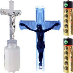 CORT.WKŁA.LED KRZYŻ Z BATER.DIS 12 COOL WHITE 6265