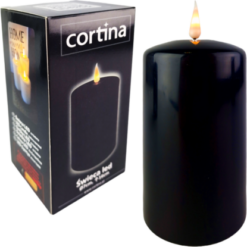 CORT ŚWIECA LED 7*16 NA BAT 2*R6 BLACK 6708 P6