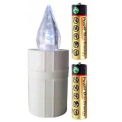 CORT.WKŁAD LED SANTO Z BAT.2XR6 DISPL/6 WHITE.7095