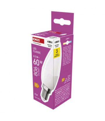EMOS ŻAR E14 LED CLS C35 6,5W(60W) 7315