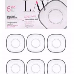 AGD  SPODKI SZKL.KWADRAT KPL/6 FI139 7823