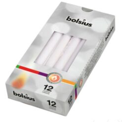 BOLSIUS ŚWIECA STOŁOWA 24,5CM/1 BIAŁA A'12 4196