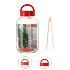 AGD SŁÓJ 4,25L+WIECZKO PLAST+SZCZYPCE 9625