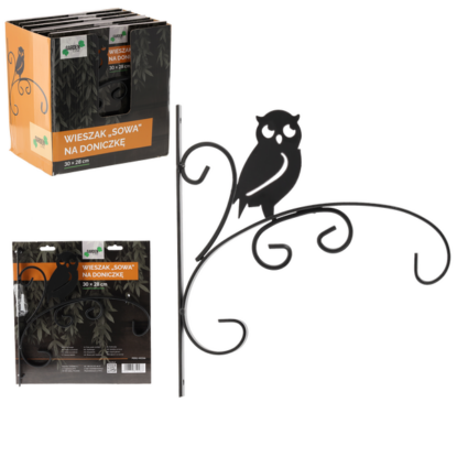 OGR WIESZAK NA DONICZKĘ "SOWA" 30X28CM 0266