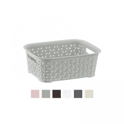 AGD KOSZYK RATTAN 24X18X8CM ORGANIZER 8687