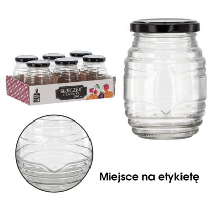 AGD SŁOICZEK Z ZAKR.380ML PRĄŻKI A/6 6999