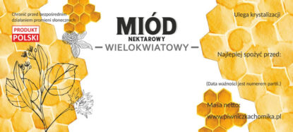 AGD ETYKIETY NA MIÓD WIELOKWIAT KPL/100 8245