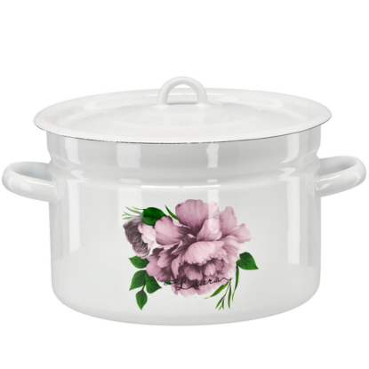 AGD GARNEK EMALIOWANY 9L 26CM BIAŁY 2639