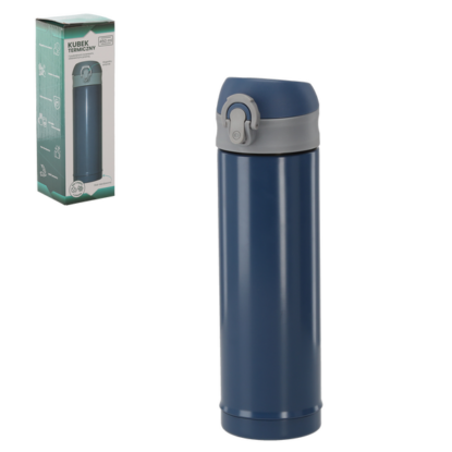 AGD KUBEK TERMICZNY 450 ML GRANATOWY 4033