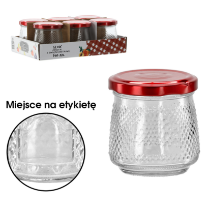 AGD SŁOICZEK 140ML KRYSZT Z CZERW ZAKR 2561