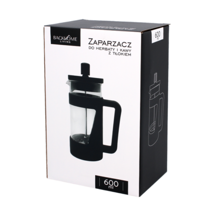AGD ZAPARZACZ DO HERB 600ML Z TŁOKIEM 1533