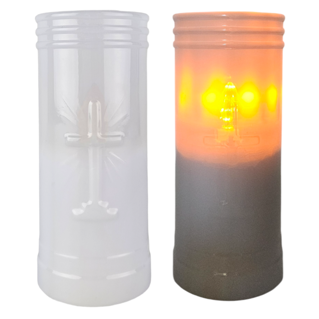 CORT TUBA MLECZNA LED ZALEWANA Z BATER.2099
