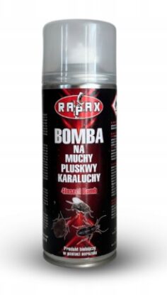 RAPAX SPRAY 4INSECT BOMB 400ML MUCHY,KARAL.PL.0352
