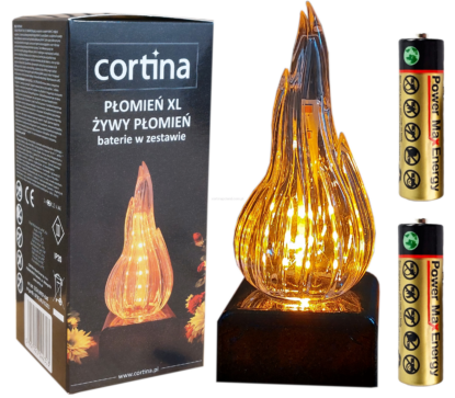 CORT PŁOMIEŃ XL EF.ŻYWEGO PŁOMIENIA Z BAT.2303