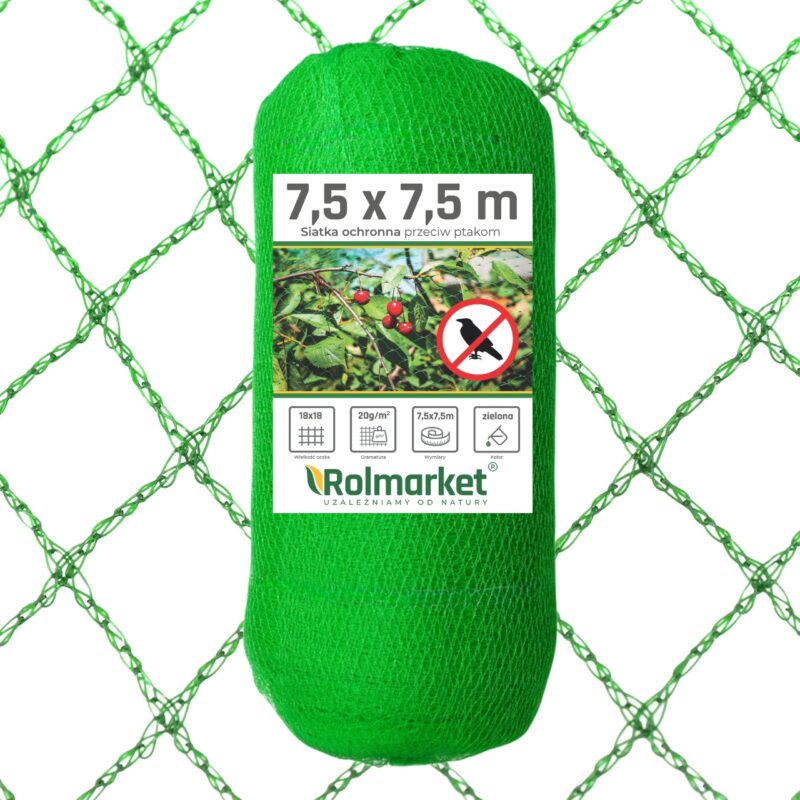 R SIATKA P/PTAKOM 7,5X7,5M 20G SP207575R
