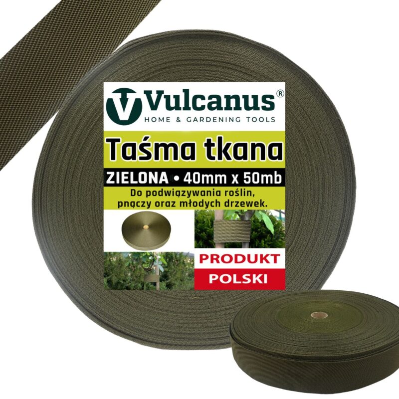 R Tkana taśma ZIELONA Vulcanus 40MMX50MB PDT40Z