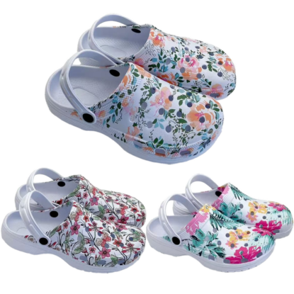 OGR KLAPKI OGRODOWE ROZM. 36-41 KWIATY *3580
