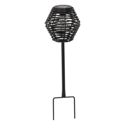 OGR LAMPION SOLARNY CZARNY WBIJANY 52CM 0176