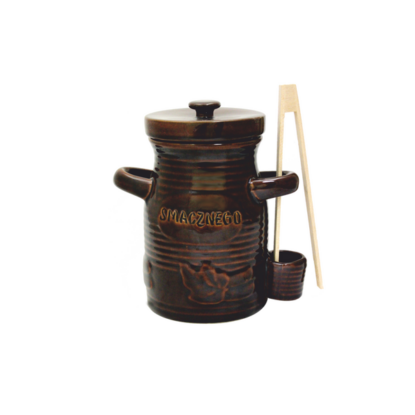 AGD POJ.CER.1,5L NA OGÓRKI ZE SZCZYPCAMI BRĄZ 3248