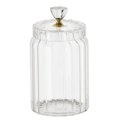 AGD SŁÓJ SZKLANY OZDOBNY 1200 ML PRĄŻKI 5550